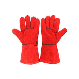 Sunland Leather Welding <b>Gloves</b> Goat Leather <b>Gloves</b> Safety Working Leather <b>Gloves</b> Industrial for Construction - Product Image 4
