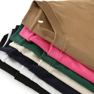 T-shirt homme de haute qualité Logo personnalisé pour col polo 3D épaule tombante vêtements de rue en coton grande taille vêtements pour hommes - Product Image 4