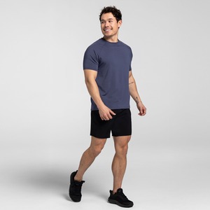 Camisetas personalizadas de cuello redondo deporte Pima algodón diseños manga corta Vintage liso tallas grandes para hombre - Product Image 2