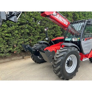 Mini Telehandler Telescopic Handler <b>Red</b> Hydraulic Boom Lift Heavy Duty Construction Equipment 4500KG 2001-4000 Hours <b>Pump</b> - Product Image 6