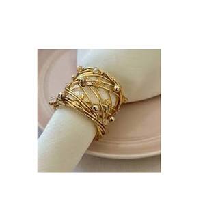 Mustard Yellow Designer <b>Resin</b> Round Elegant Embossed Napkin <b>Ring</b> Premium Quality Round Napkin <b>Ring</b> - Product Image 4