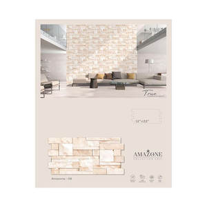 Azulejos de pared exterior de cerámica de venta a granel 31x56cm Azulejo de pared de decoración del hogar al aire libre de proveedor indio - Product Image 5