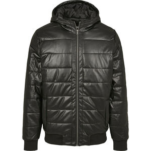 Veste bouffante imperméable au design uni en gros Vestes d'hiver pour hommes Fermeture à glissière Polyester respirant - Product Image 4