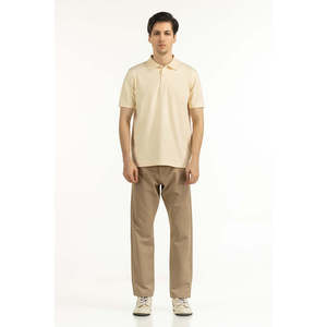 Polo 100% Polyester Coupe Classique MN-PSH-WS25-001 Anti-Plis Design Uni avec Fermeture Éclair et Col Brodé Taille XL - Product Image 5