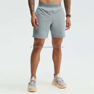 OEM Men's Casual Gym <b>Shorts</b> Sustainable Loose Summer Beach <b>Shorts</b> with Solid Pattern <b>Decoration</b> Pockets Size 6XL - Product Image 3