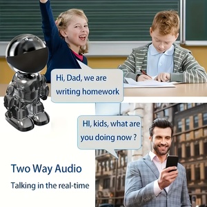 360 ° tự động theo dõi chuyển động phát hiện giọng nói hai chiều <span class=keywords><strong>camera</strong></span> an ninh trong nhà với wifi - Product Image 5