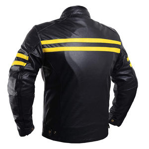 New arrival custom windproof casual <b>biker</b> motorcycle <b>men</b> leather <b>jackets</b> stylish fashion genuine leather <b>jackets</b> - Product Image 5
