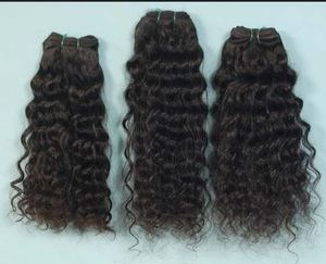 Perruque de cheveux indiens vierges Super Double Drawn os droit sans colle HD Full Lace Machine Double trame fermeture noir naturel pour - Product Image 1