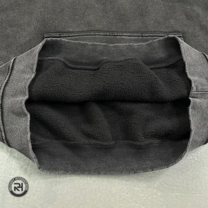 Acid Wash Cotton Hoodie <b>Vintage</b> Style Custom <b>Oversized</b> Unisex Streetwear <b>Sweatshirt</b> for Bulk Wholesale Orders - Product Image 2