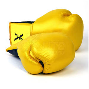 Nouveaux gants de boxe en cuir véritable pour hommes et femmes, conçus pour la vitesse, la puissance, le confort, l'évacuation de l'humidité, respirants, avec fermeture auto-agrippante. - Product Image 2