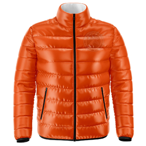 Manteau d'hiver personnalisé pour homme, de haute qualité, à capuche, col montant, uni, réversible, fantaisie, matelassé, de luxe, couleur personnalisée, devant - Product Image 5