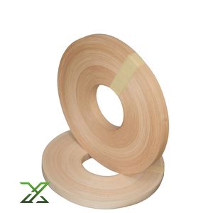 Bande de chant en placage de bois de chêne pour la décoration intérieure, préencollée, thermocollante avec adhésif thermofusible, bande de chant flexible en bois - Product Image 4