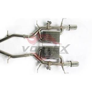 Sistema de Escape Catback con Silenciador y Tubos de Ajuste Valvetronic de Acero Inoxidable Pulido OEM de Vortex Factory para Cadillac ATS - Product Image 6