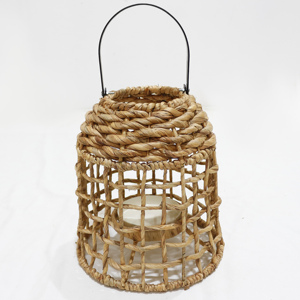 Boîte de rangement multifonction en jacinthe d'eau tissée Organisateur écologique fait à la main pour un usage domestique - Product Image 6