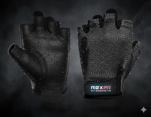 ถุงมือออกกำลังกาย RexFit Sport แบบกำหนดโลโก้เอง สำหรับยิมและฟิตเนส คุณภาพสูง สำหรับทุกเพศ  หนังกันลื่น สำหรับยกน้ำหนัก - Product Image 3