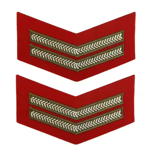 Écussons brodés à chevrons de taille personnalisée Écussons décoratifs en tissu de haute qualité Insignes de coupe avec logo personnalisé pour tenues - Product Image 5