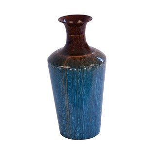 Handmade Iron Flower <b>Vase</b> Floor Design with Coastal Style for Easter Occasions - Product Image 1