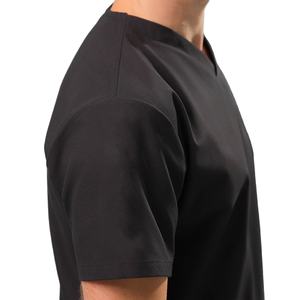 Haut de blouse médicale respirant à col en V pour hommes, uniforme d'hôpital à manches courtes, tenue de travail pour médecins et infirmières, fabrication OEM personnalisée - Product Image 6