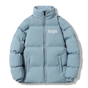 Vestes grande taille en gros, veste matelassée d'hiver, veste à logo personnalisé pour hommes, veste matelassée chaude d'extérieur, veste en duvet, livraison DDP - Product Image 4