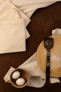 100% Cotton Quick-Dry Flour Sack Kitchen <b>Towels</b> Woven Plain Square Style Customized Logo <b>Disposable</b> Home Cleaning - Product Image 5