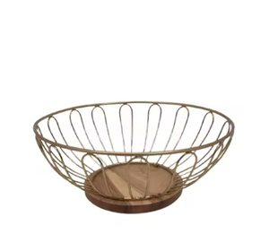 Couleur de panier en fil métallique polyvalent de haute qualité finie pour le stockage et le drainage des fruits et légumes alimentaires - Product Image 6