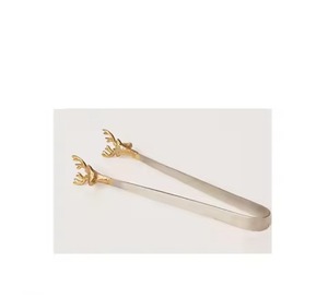 High Quality Latest Design Handmade Metal Serving Tong for Table Top Serving Use Brass Tong - Product Image 1