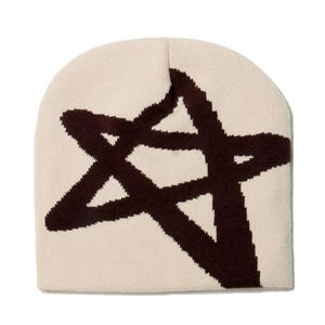 Custom Big Logo Thick Y2k <b>Men</b> Beanies No Cuff Jacquard Letter Acrylic Skull Unisex <b>Cap</b> Beanie - Product Image 2