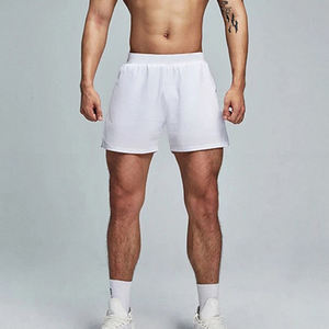 Pantalones cortos informales de verano para hombre, pantalones cortos de baloncesto y correr, secado rápido, gimnasio, Jogger, pantalones deportivos, pantalones de entrenamiento teñidos lisos - Product Image 1