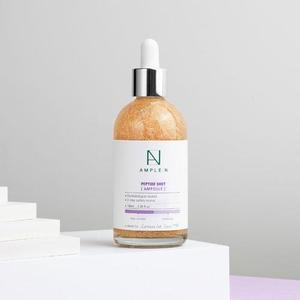 Soin de la peau, grande capacité 100 ml, ampoule élastique au peptide, anti-rides, apaisante, squalane, arbutine, or 24 carats, vitamine C, EGF - Product Image 4