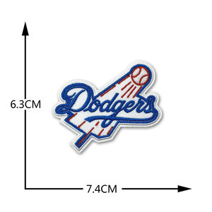 Écusson brodé thermocollant Willie Goode MLB pour casquettes en feutre non tissé - Product Image 5