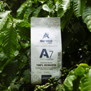 เมล็ดกาแฟคั่วคุณภาพสูง, เมล็ดกาแฟคั่วคุณภาพสูง A7-500กรัม100% โรบัสต้าย่างปานกลาง - Product Image 5