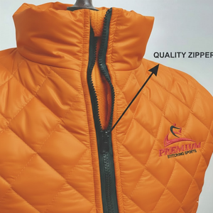 Veste matelassée fabriquée en usine en gros, veste matelassée tendance pour hommes, fermeture éclair intégrale, logo personnalisé, veste matelassée streetwear - Product Image 3