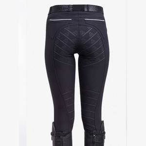 Pantalones de Equitación Personalizados para Mujer, Asiento Completo de Silicona, Anti-UV, Tela Elástica de Alta Calidad, Color Personalizado - Product Image 3