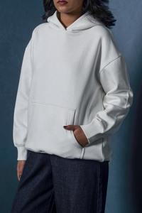 2026 Trendiness Premium Quality New <b>Long</b> Sleeve <b>Women</b> Clothes Custom Logo V Neck Solid Color Pullover Sweatshirt <b>Hoodie</b> - Product Image 5