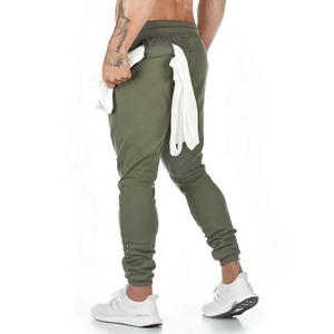 Pantalones rectos de cintura elástica para hombre, servicio OEM, estilo callejero, poliéster/algodón, invierno, al mejor precio - Product Image 3