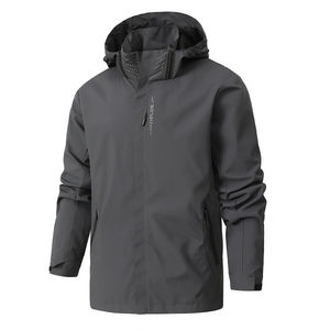 High-end Customization Men's Autumn Outdoor Casual Style Coats <b>Waterproof</b> Windbreaker Cotton <b>Jacket</b> for Men - Product Image 6