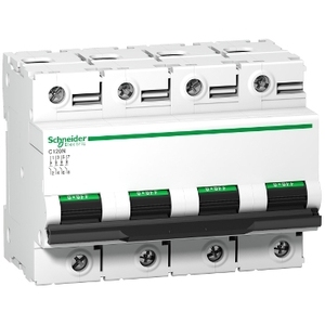 เบรกเกอร์วงจรขนาดเล็ก (MCB) รุ่น SCHNEIDER ELECTRIC A9N18355 Acti9 C120N 4P 125A แบบ B Curve 10000A (IEC/EN 60898-1) 10kA - Product Image 1