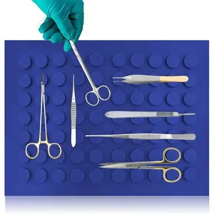 Neue magnetische Chirurgieinstrumente-Matten/Pad für Chirurgieinstrumente flexible und rutschfeste Instrumentenschalen magnetische Matten