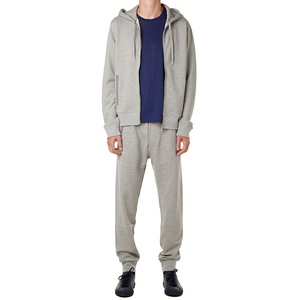 Conjunto de pantalones de chándal con capucha de gran tamaño personalizados para hombre, chándal de dos piezas con patrón sólido para correr, ropa informal de maternidad en invierno - Product Image 6