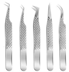 <b>eyelash</b> tweezers for <b>beauty</b> instruments stainless steel wholesale price best design <b>beauty</b> <b>tool</b> lash tweezers - Product Image 5