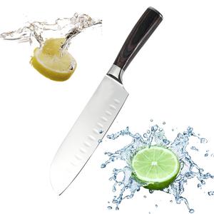 มีดเชฟพร้อมใบมีดสแตนเลสคุณภาพสูงและที่จับไม้ - Product Image 1