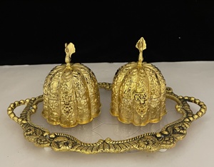 New Arrival kim loại nhỏ đính Hộp thiên thần Peacock thiết kế <span class=keywords><strong>dibbi</strong></span> cho trang trí nội thất Tặng hộp làm bằng tay Peacock đính hộp - Product Image 2