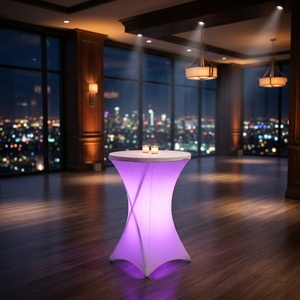 Tavolo da Cocktail LED Pieghevole e Luminoso, Ideale per Ristoranti all'Aperto, Hotel, Banchetti, Feste, Noleggi - Product Image 5