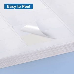 6000 Pezzi 30UP Etichette Adesive per Spedizioni con Codice a Barre 1 Pollice X 2 5/8 Pollici Alta Qualità Permanenti Dimensioni Personalizzate - 200 Fogli - Product Image 2