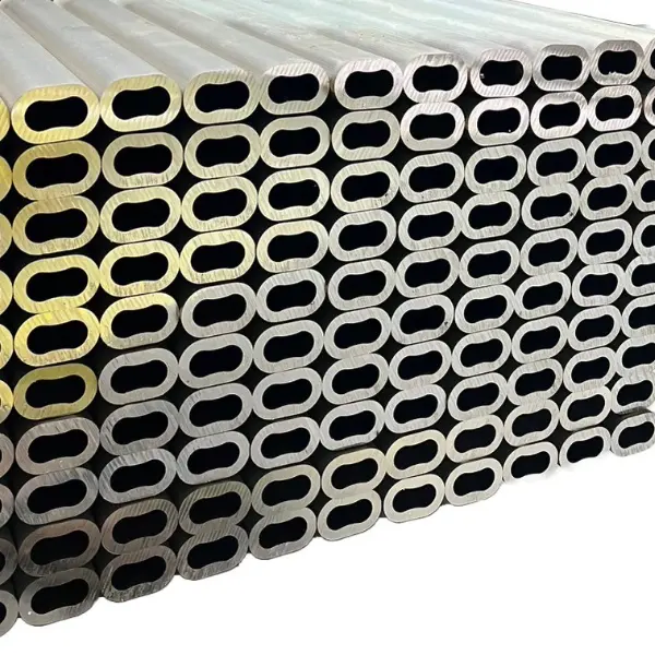알루미늄 타원형 또는 불규칙한 튜브 EN13411-3 ~ EN13411-50 정밀 알루미늄 이음매 또는 이음매없는 파이프
