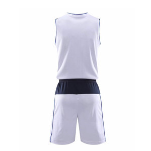 Uniforme de basket-ball de fabricant pakistanais uniforme boutonné uniforme de basket-ball de couleur unie - Product Image 2