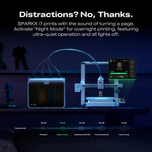 Impresora 3D <span class=keywords><strong>Creality</strong></span> Sparkx I7 con Impresión Multicolor, Soporte USB y Wi-Fi, Versiones Más Recientes, 1 Año de Garantía - Product Image 3