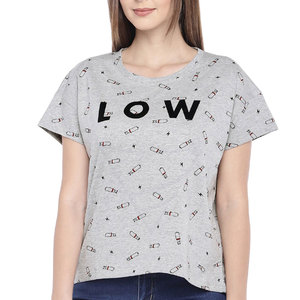 Gran oferta, camiseta de verano de Punto ligero para mujer, estilo Hip Hop, estampado Digital, ropa de verano teñida lisa - Product Image 1