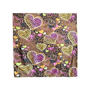 Foulard en satin de soie personnalisé, bandana, logo imprimé par sublimation pour mariage - Product Image 4