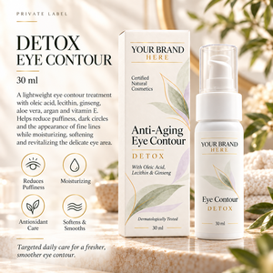 Contorno Occhi Detox Etichetta Privata 30ml |   Cura Anti-Rughe e Anti-Occhiaie |   Produttore OEM Spagna - Product Image 2